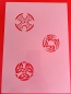 Preview: Airbrush- Schablonen Set 4- teilig 14,8x21 cm