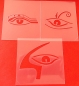 Preview: Airbrush Körper Schablonen verschiedene Designs