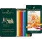 Preview: Faber-Castell Polychromos colored pencil, 12 metal case