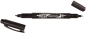 Preview: Tombow Fineliner Mono twin mit zwei Spitzen schwarz