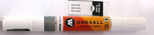 One4 All Acrylic twin 160 signalweiß 1.5/4mm