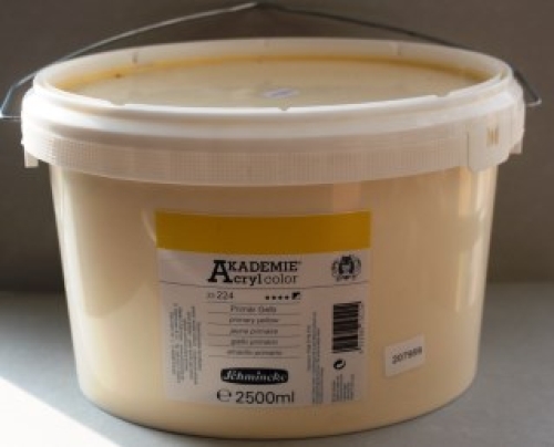 Akademie Acryl Serie 23Primär Gelb 2500ml (g.P. 1L=19,16€)