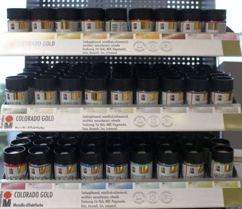 Preview: Marabu Colorado gold 756 flieder silber 50 ml (g.P. 1L= 99,80€)