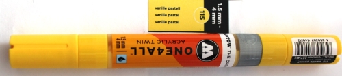 One 4 All Acrylic twin 115 vanilla pastel 1.5/4mm