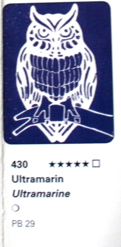 Schmincke Aqua Linoprint 120ml ultramarine 430 (g.P.1L=110€)