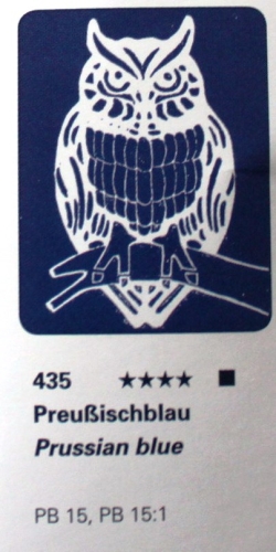 Schmincke Aqua Linoprint 120ml prussian blue  435 (g.P.1L=110€)