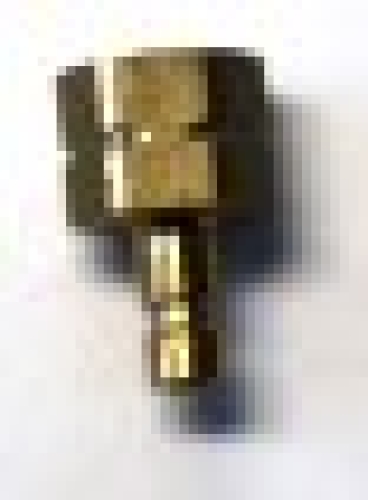Plug connection 3 mm inner thread brass