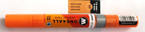 One 4 All Acrylic twin 117 pfirsich pastell 1.5/4mm