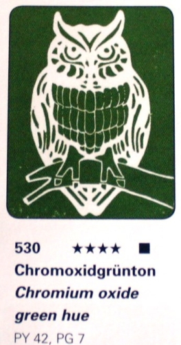 Schmincke Aqua Linoprint 120ml chromium oxide green hue 530 (g.P.1L=110€)
