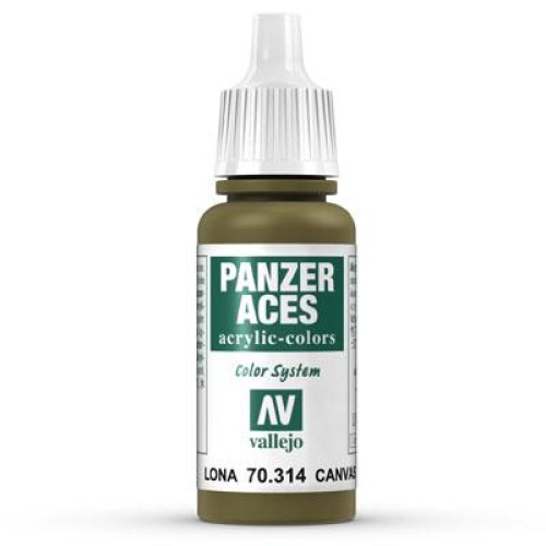 Vallejo Panzer Aces 17 ml (g.P. 1L= 176,50€) 314 canvas