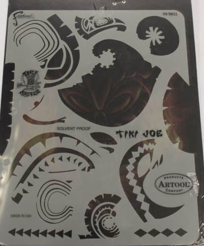 Artool Airbrush Template Tiki Master Template Tiki Joe