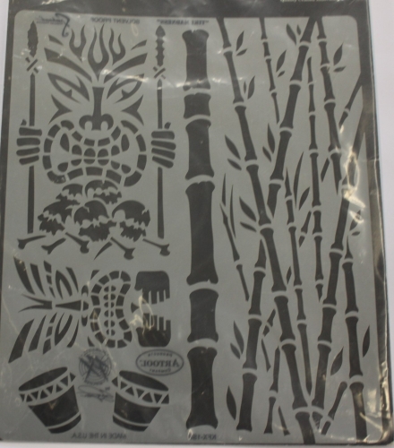 Artool Airbrush Schablone FX Template  Tiki Madness