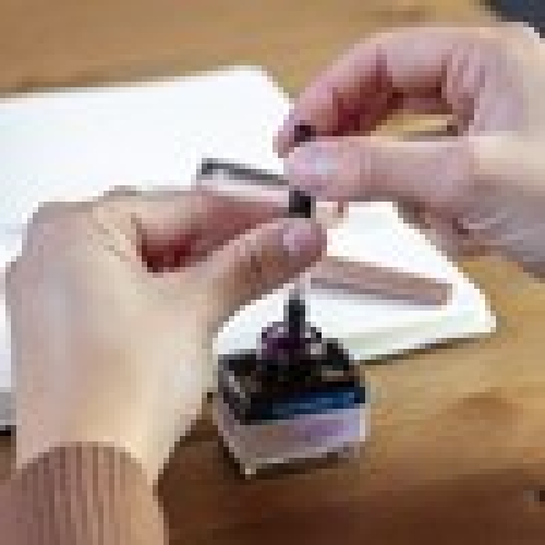 Preview: Tintenglas - Pastell-Tinte Cognac 15ml  (g.P. 1L= 273,33€)