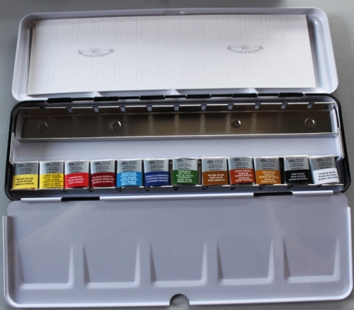 Winsor&Newton black box 1/2 Näpfe 12 Stück