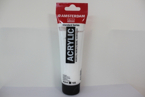 Amsterdam acrylic 120 ml (100ml=3,92€) 105 titanweiß