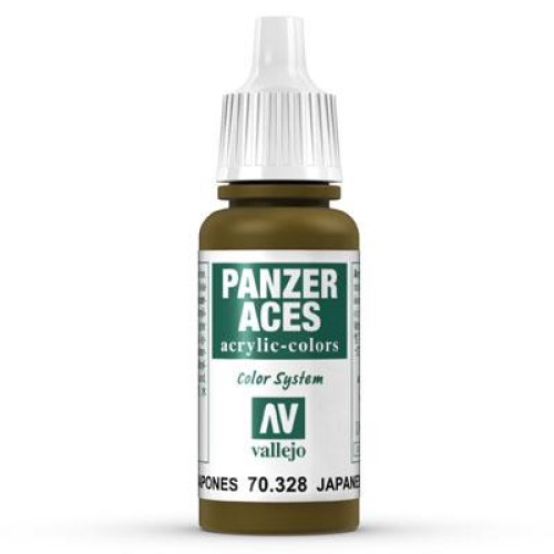 Vallejo Panzer Aces 17 ml (g.P. 1L= 176,50€) 328 japanes Tankcreew