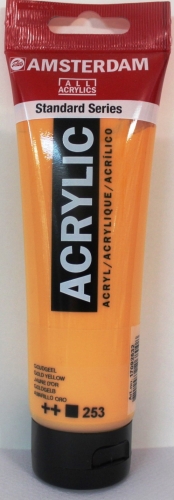 Amsterdam acrylic 120 ml (100ml=3,92€) 253 goldgelb