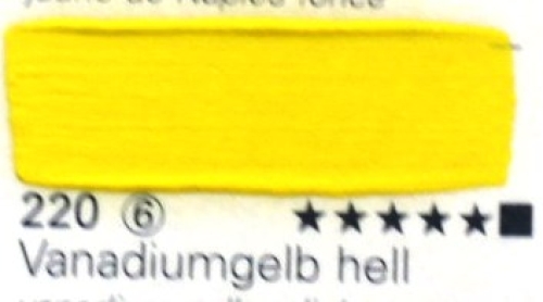 Schmincke Mussini Oil Color 220 Vanadium yellow light, 35 ml (g.p. 1L= 1099,71€)