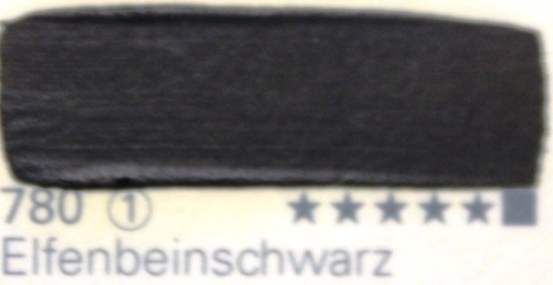 Schmincke Mussini Oil Paint 780 Ivory Black, 150 ml (g.p. 1L= 200€)