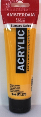 Amsterdam acrylic 120 ml (100ml=3,92€) 270 azoyellow deep