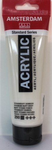 Amsterdam acrylic 120 ml (100ml=3,92€) 290 titanium buff deep