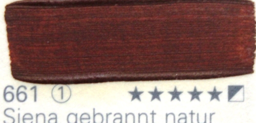 Schmincke Mussini oil color 661 Siena burnt natural ,150 ml (g.p. 200€)