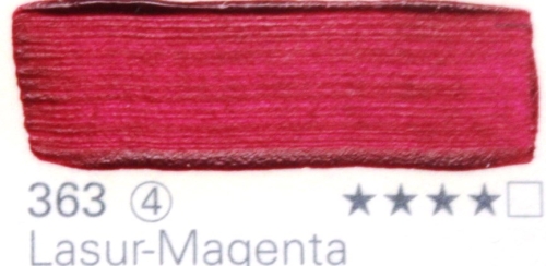 Schmincke Mussini  Öl Farbe 363 Lasur-Magenta, 150 ml (g.P. 1L= 420€)