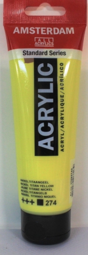 Amsterdam acrylic 120 ml (100ml=3,92€)274 nickel titan yellow