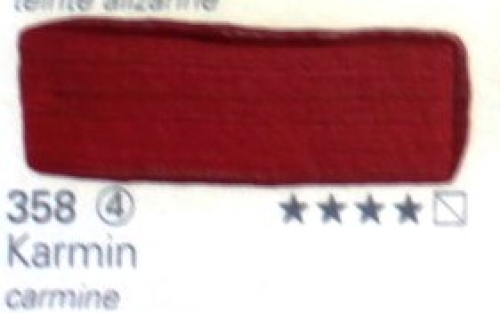 Schmincke Mussini Oil Color 358 Carmine, 35 ml (g.p. 1L= 554€)