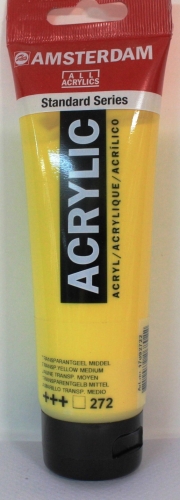 Amsterdam acrylic 120 ml (100ml=3,92€) 272 transparent yellow medium
