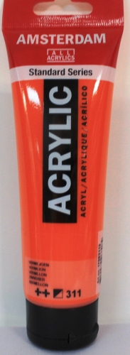 Amsterdam acrylic 120 ml (100ml=3,92€) 311 vermillion
