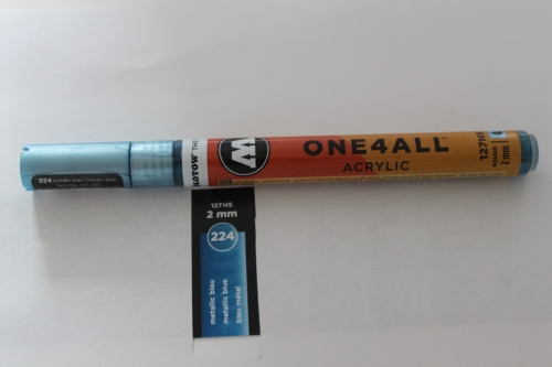 224 metalic blue