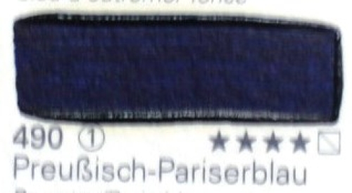 Schmincke Mussini Öl Farbe 490 preußisch/Pariserblau, 35 ml (g.P. 1L= 256,86€)