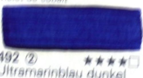 Schmincke Mussini Oil Paint 492 Ultramarine Blue Dark, 35 ml (g.p. 1L= 325,43€)