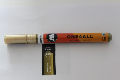 228 metalic gold