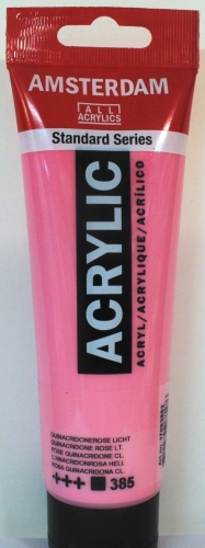 Amsterdam acrylic 120 ml (100ml=3,92€) 385 chinachridone rose light