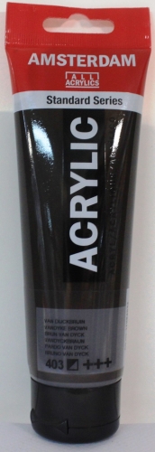 Amsterdam acrylic 120 ml (100ml=3,92€) 403 vandyck brown