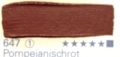 Schmincke Mussini Oil Color 647 Pompean Red, 35 ml (g.p. 1L= 256,86€)