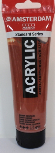 Amsterdam acrylic 120 ml (100ml=3,92€) 411 burnt sienna