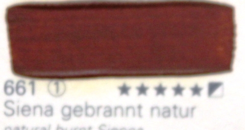 Schmincke Mussini oil paint 661siena burnt natural, 35 ml (g.p. 1L= 256,86€)