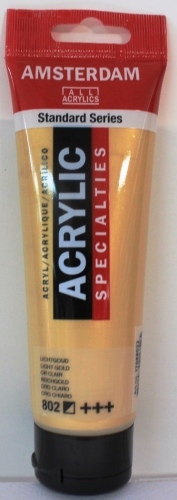 Amsterdam acrylic 120 ml (100ml=4,66€) 802 light gold