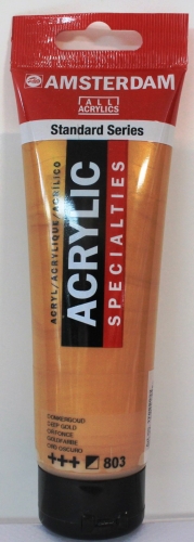 Amsterdam acrylic 120 ml (100ml=4,66€) 803 deep gold