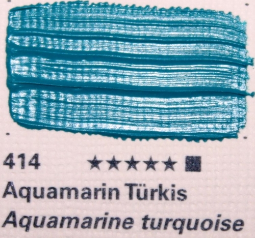 Schmincke Akademie Öl Color 414 aquamarine turquoise 60 ml (g.P. 1L=91,67€)