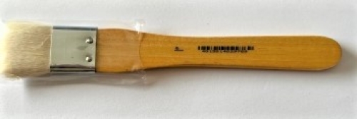 Universal flat brush with pig bristles size 1".