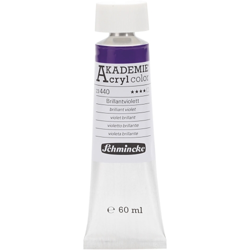 Akademie Acryl Serie 23 Brilliantviolett 60 ml (g.P. 1L= 68,33€)