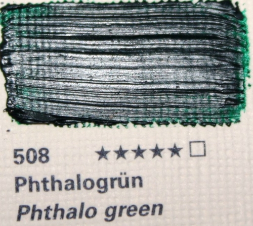 Schmincke Akademie Öl Color 508 phthalo green 60 ml (g.P. 1L=91,67€)