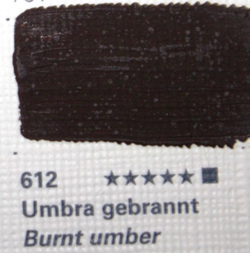 Schmincke Akademie Öl Color 612 burnt umber  60 ml (g.P. 1L=91,67€)