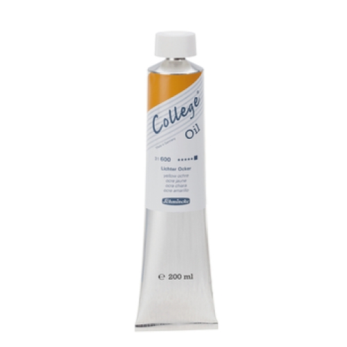 Schmincke College Oil Color Light Ochre 200ml tube (g.P. 1L= 41€)