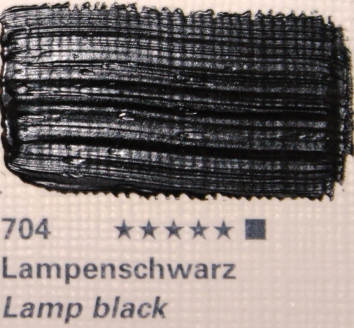 Schmincke Akademie Öl Color 704 lamp black 60 ml (g.P. 1L=91,67€)