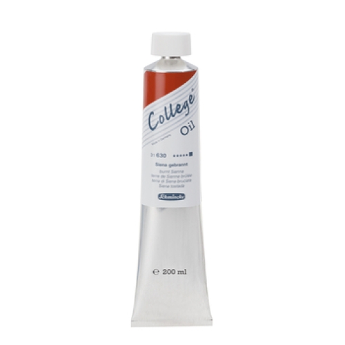 Schmincke College Oil Color Siena burnt 200ml tube (g.P.1L=41€)
